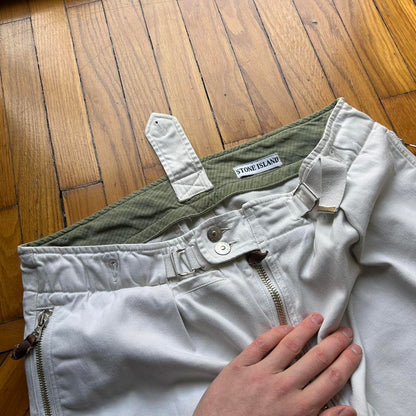 1980s Stone Island Suspender Trousers 36W 32L