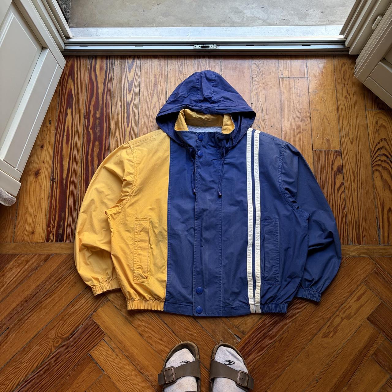 1990s Nautica Bomber Jacket Blue M