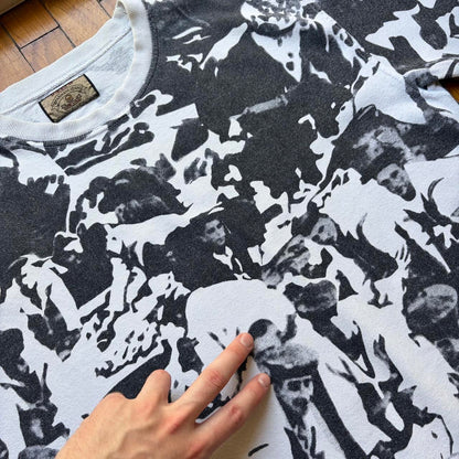 1990s Armani Jeans Print T Shirt L