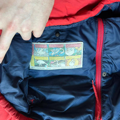 1980s Moncler Grenoble Down Jacket Red L