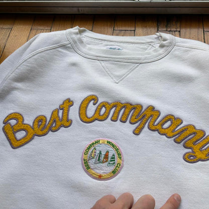 1980s Best Company Sweatshirt White L