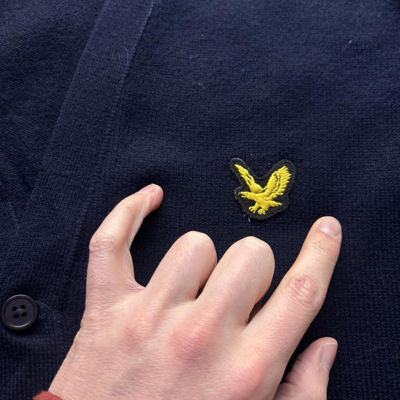 1990s Lyle & Scott Lambswool Knitted Cardigan L