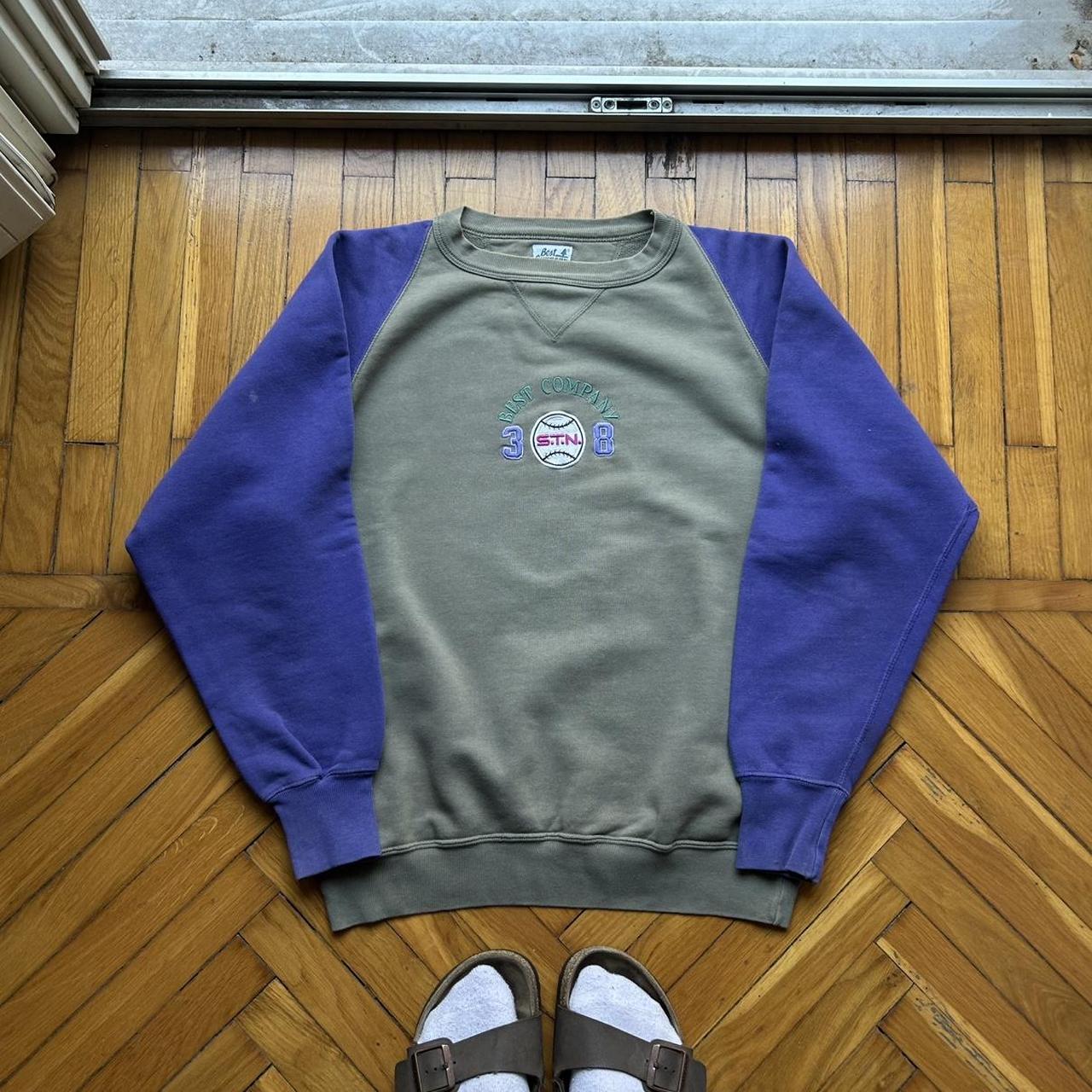 1980s Best Company Baseball Sweatshirt M
