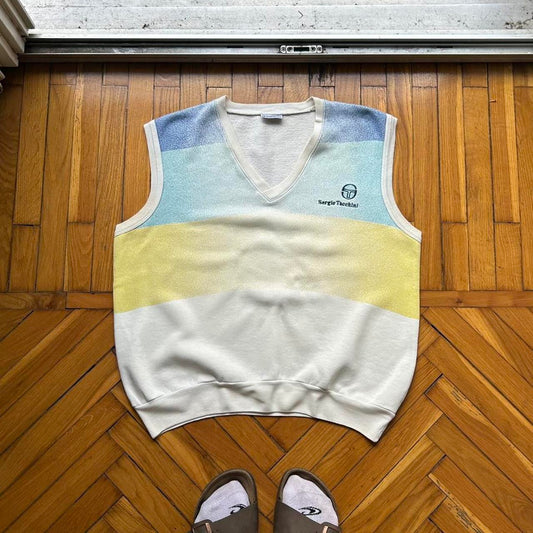 1990s Sergio Tacchini Sweater Vest S