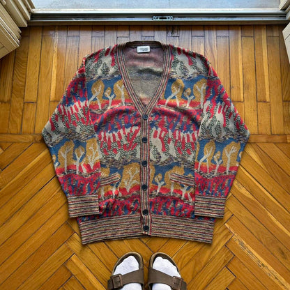 1990s Missoni Sport Knitted Cardigan L