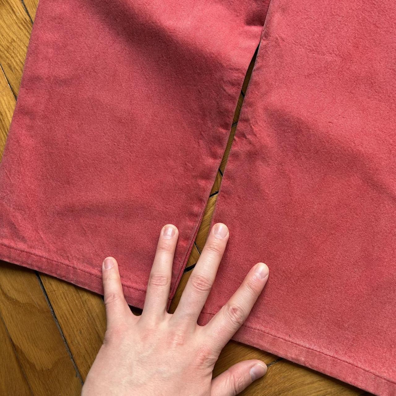 1990s Stone Island Marina Trousers Red 32W 28L