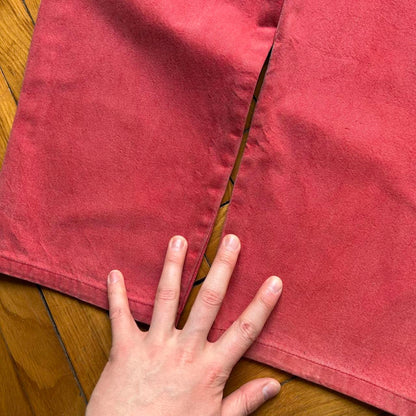 1990s Stone Island Marina Trousers Red 32W 28L