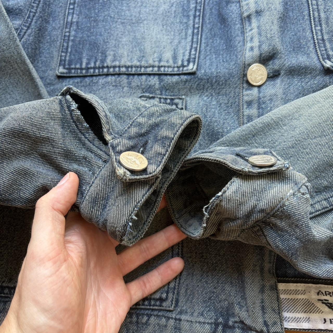 1980s Armani Jeans Mariner Denim Jacket L