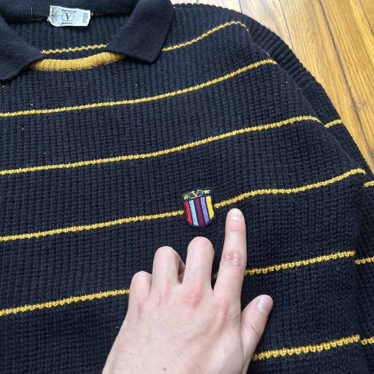 1990s Valentino Beachwear Knitted Jumper M