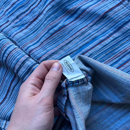 1990s Missoni Striped Shirt L