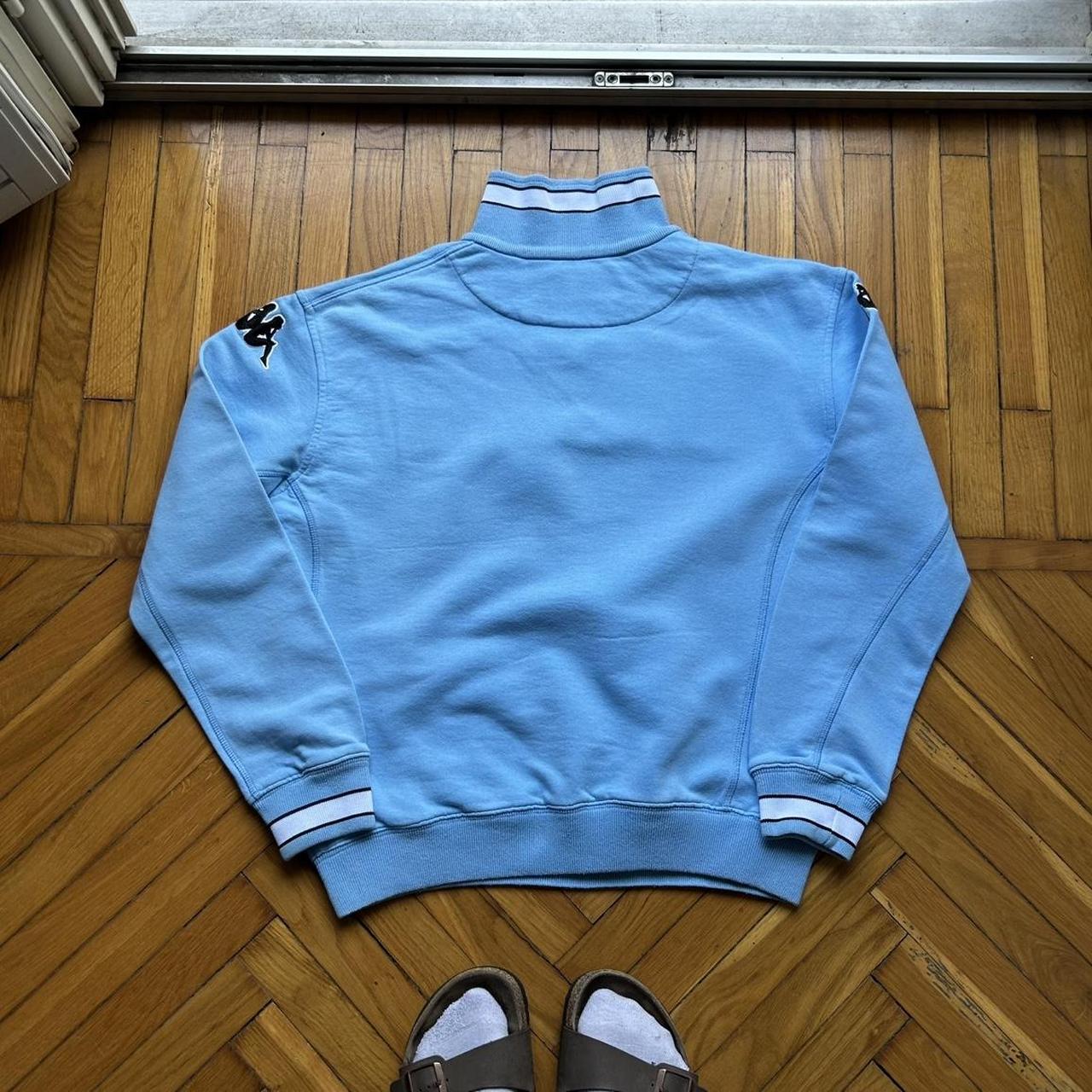 S/S 2004 Kappa Argentina Q Zip Sweatshirt Blue L