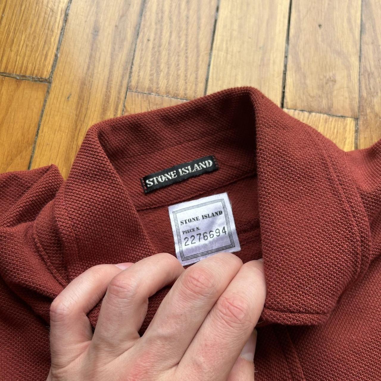 1990s Stone Island Shirt Red XL