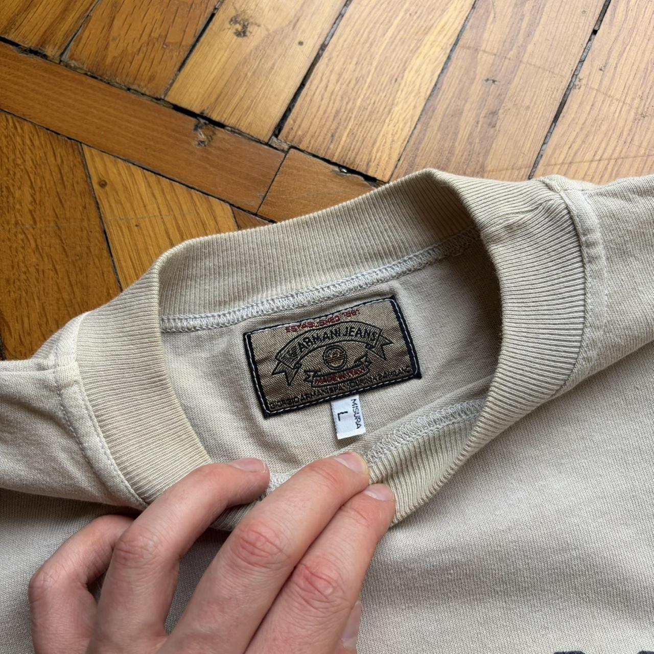 1990s Armani Jeans 10 Year Anniversary T Shirt L