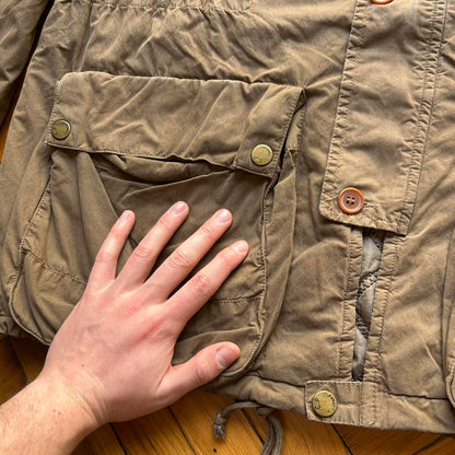 1990s CP Company Mille Miglia Coat Brown XL