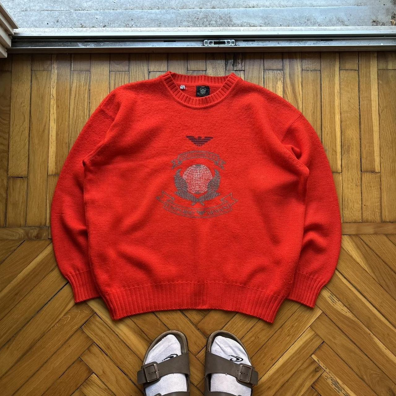 1980s Classics Of Emporio Armani Knitted Jumper Red S