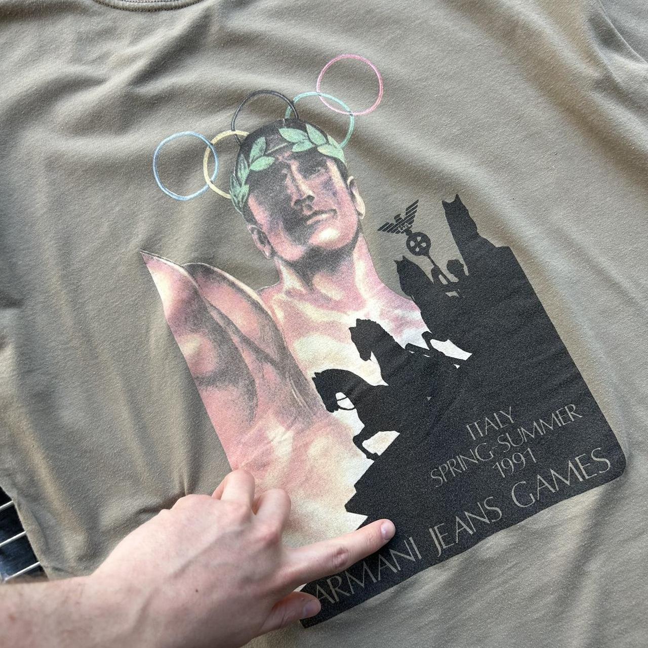 1991 Armani Jeans Olympics T Shirt L
