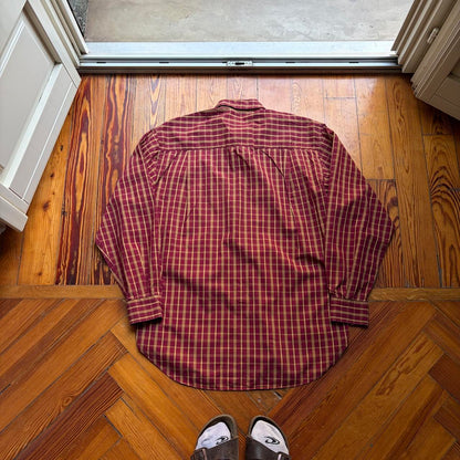 1990s Valentino Oliver Checked Shirt L