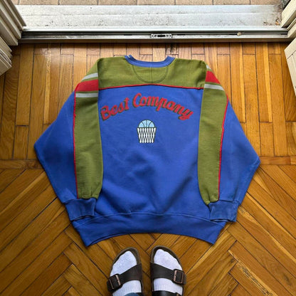 1980s Best Company Basketball Sweatshirt L