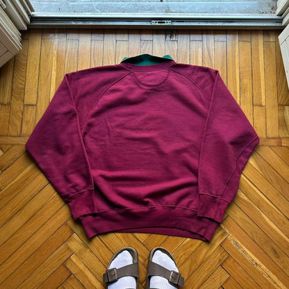 1980s Best Company Collared Sweatshirt XL