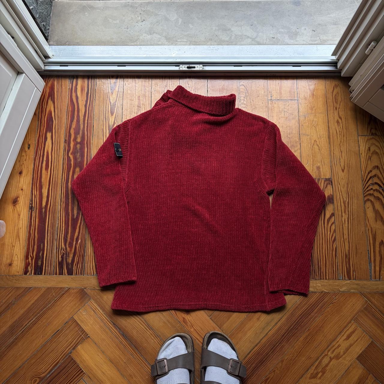 A/W 1997 Stone Island Chenille Knitted Jumper S