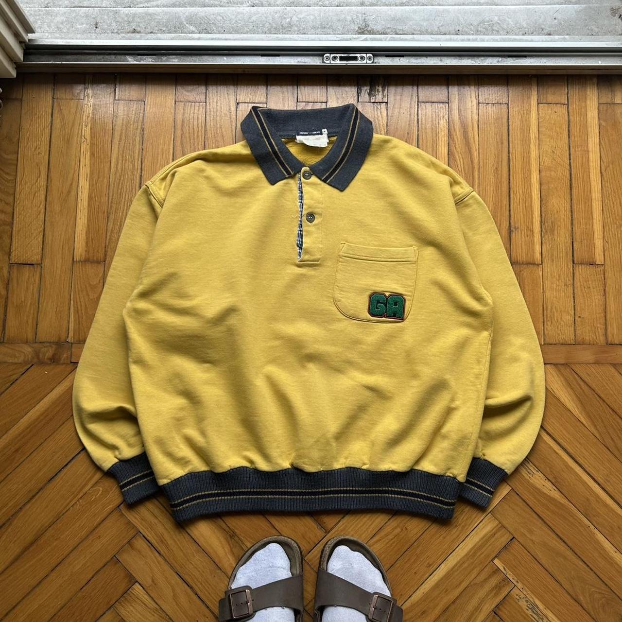 1980s Emporio Armani Sweatshirt Yellow M
