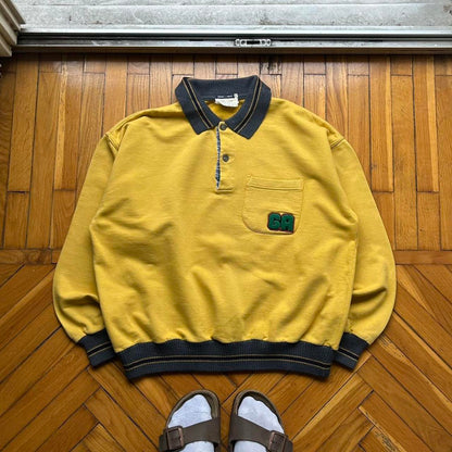 1980s Emporio Armani Sweatshirt Yellow M