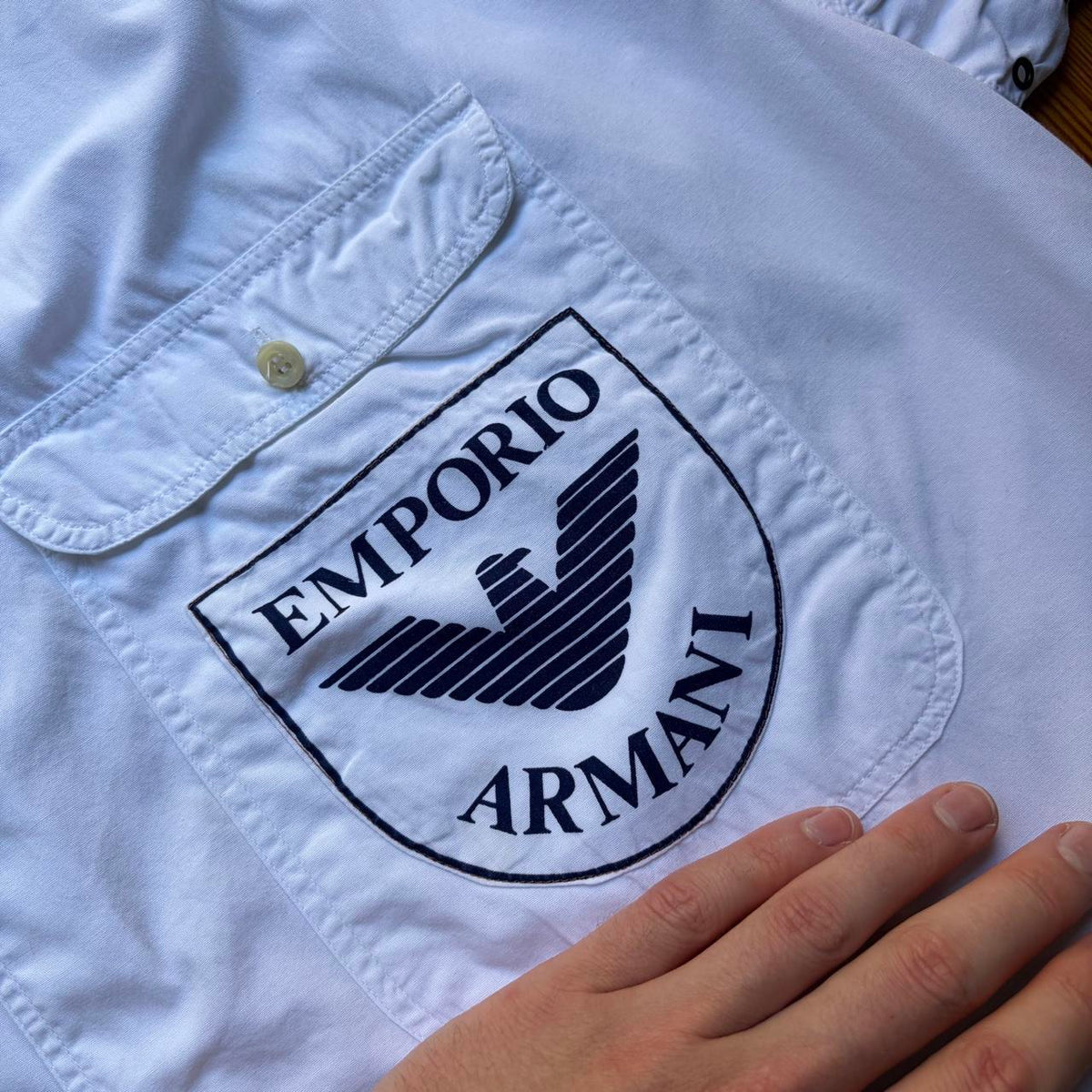 1980s Emporio Armani Shirt White L