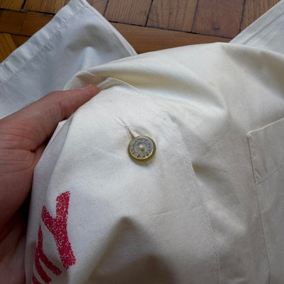 1990s Armani Jeans Strawberry Ice Shirt M
