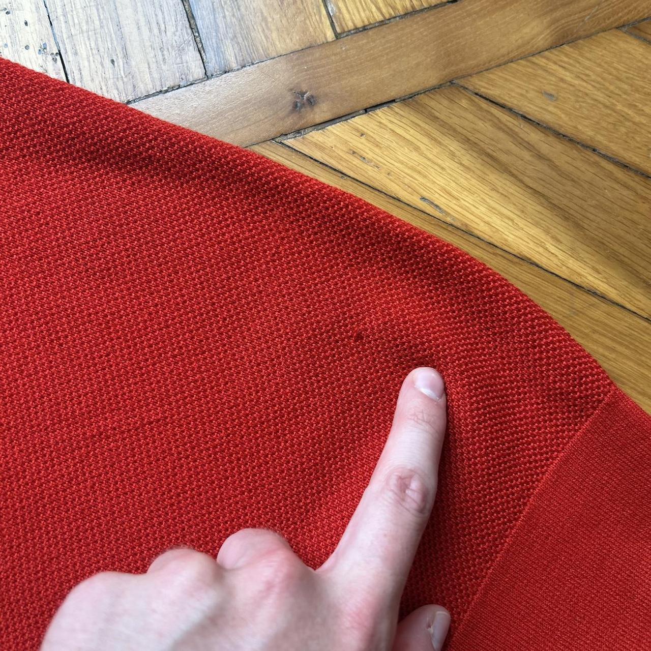 1980s Sergio Tacchini Knitted Vest Red S