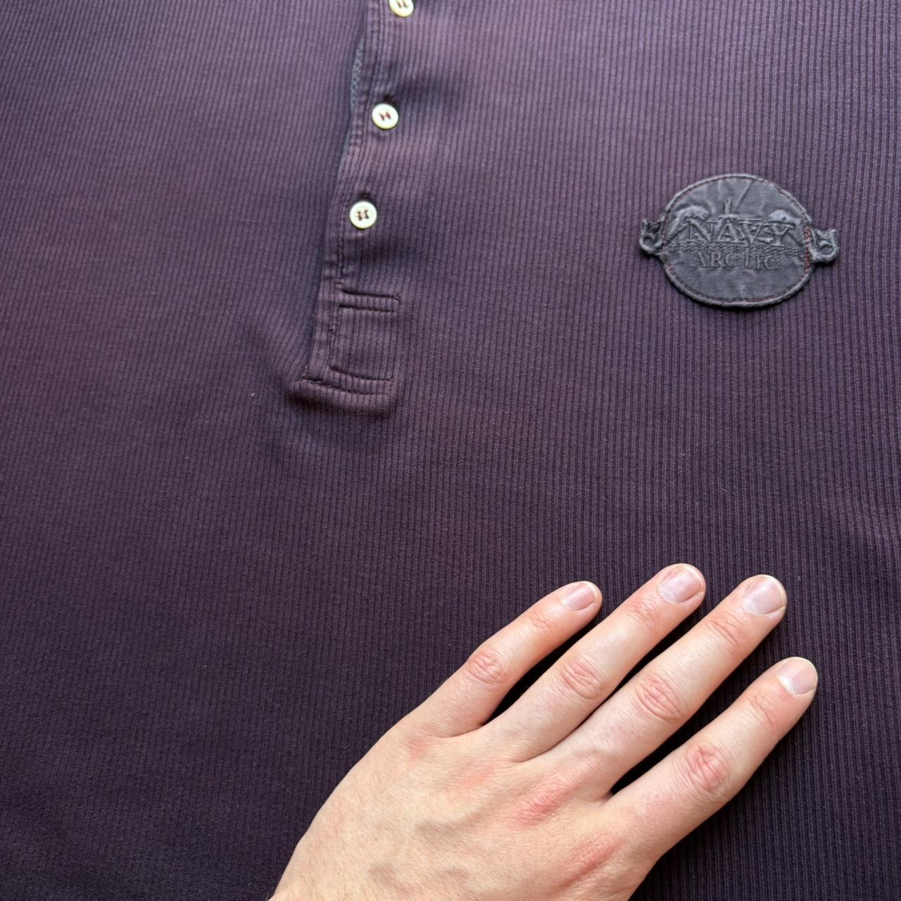 1980s Boneville Navy Arctic Polo Shirt L