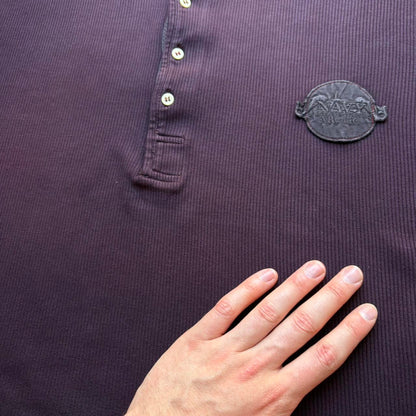 1980s Boneville Navy Arctic Polo Shirt L