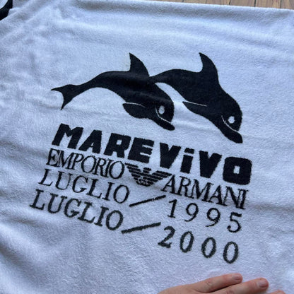 1995/00 Emporio Armani Beach Towel White