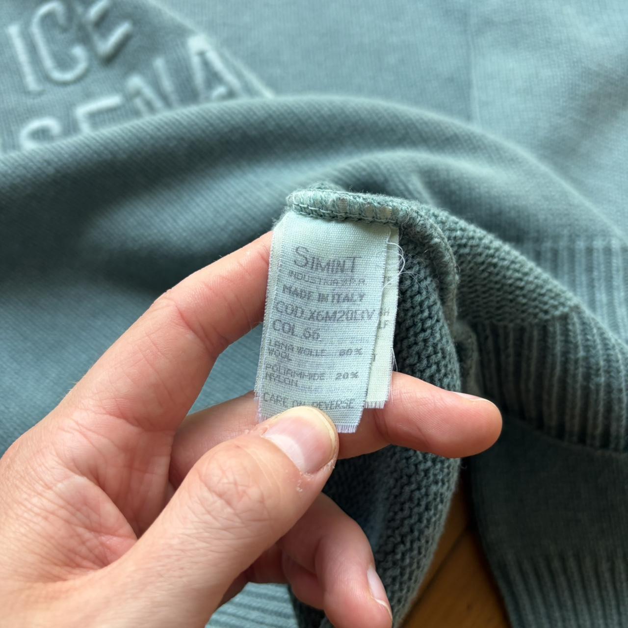 1990s Armani Jeans 'Ice Arsenal' Knitted Jumper XL