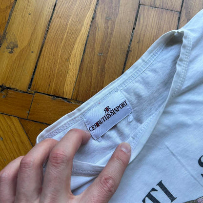 1980s Cerruti 1881 Graphic T Shirt White S