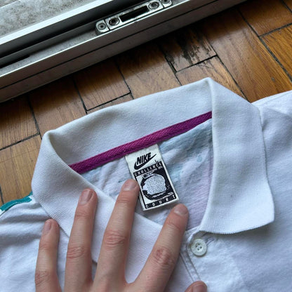 1990s Nike Challenge Court Polo Shirt L