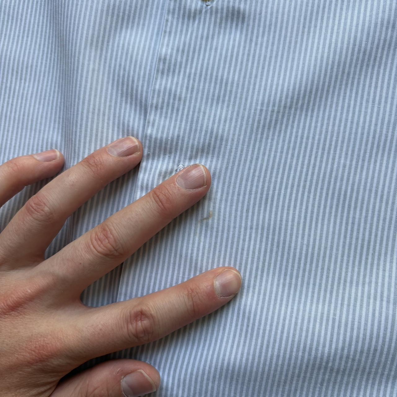 1989 Boneville Navy Arctic Striped Shirt L