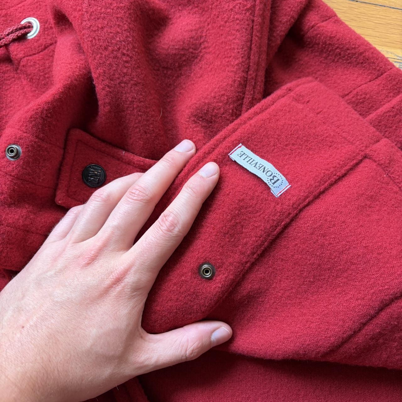 1990s Boneville Duffle Coat Red XL