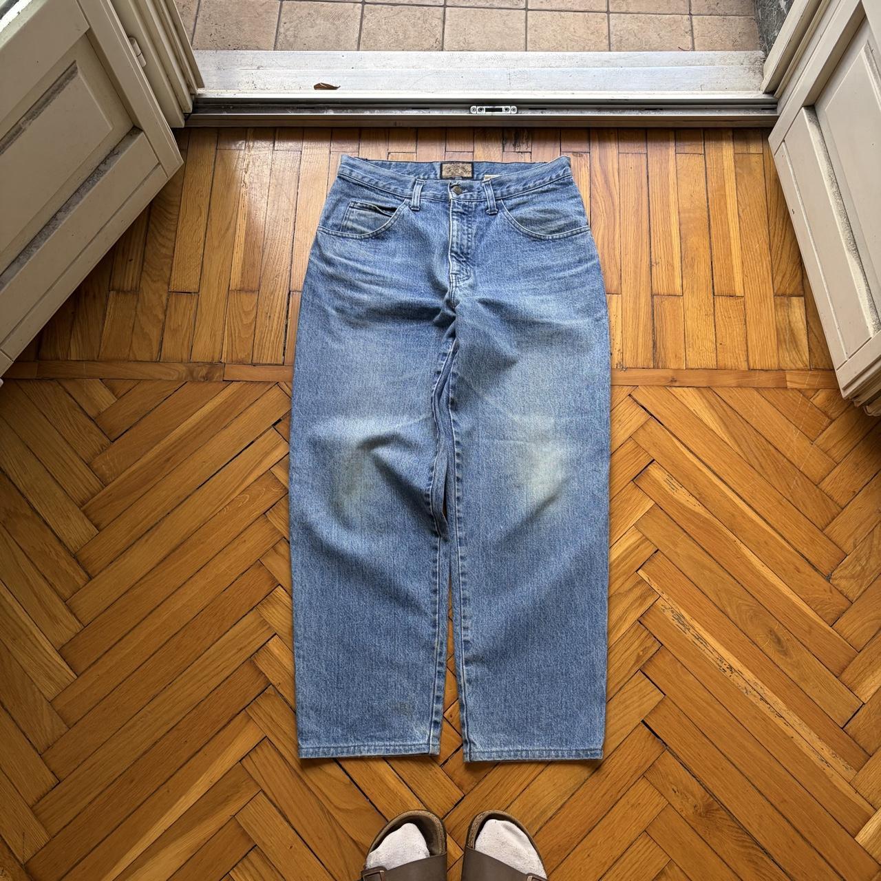 1990s Armani Jeans Blue 32W 28L