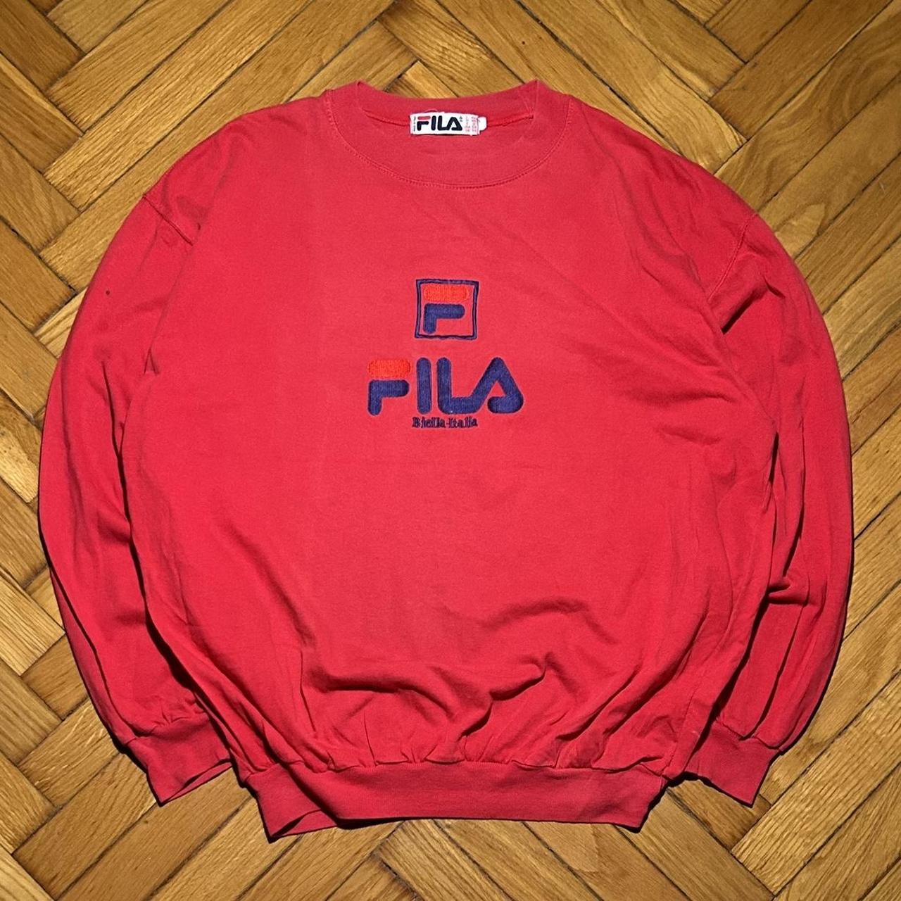 1990s Fila Biella Italia LS T Shirt S