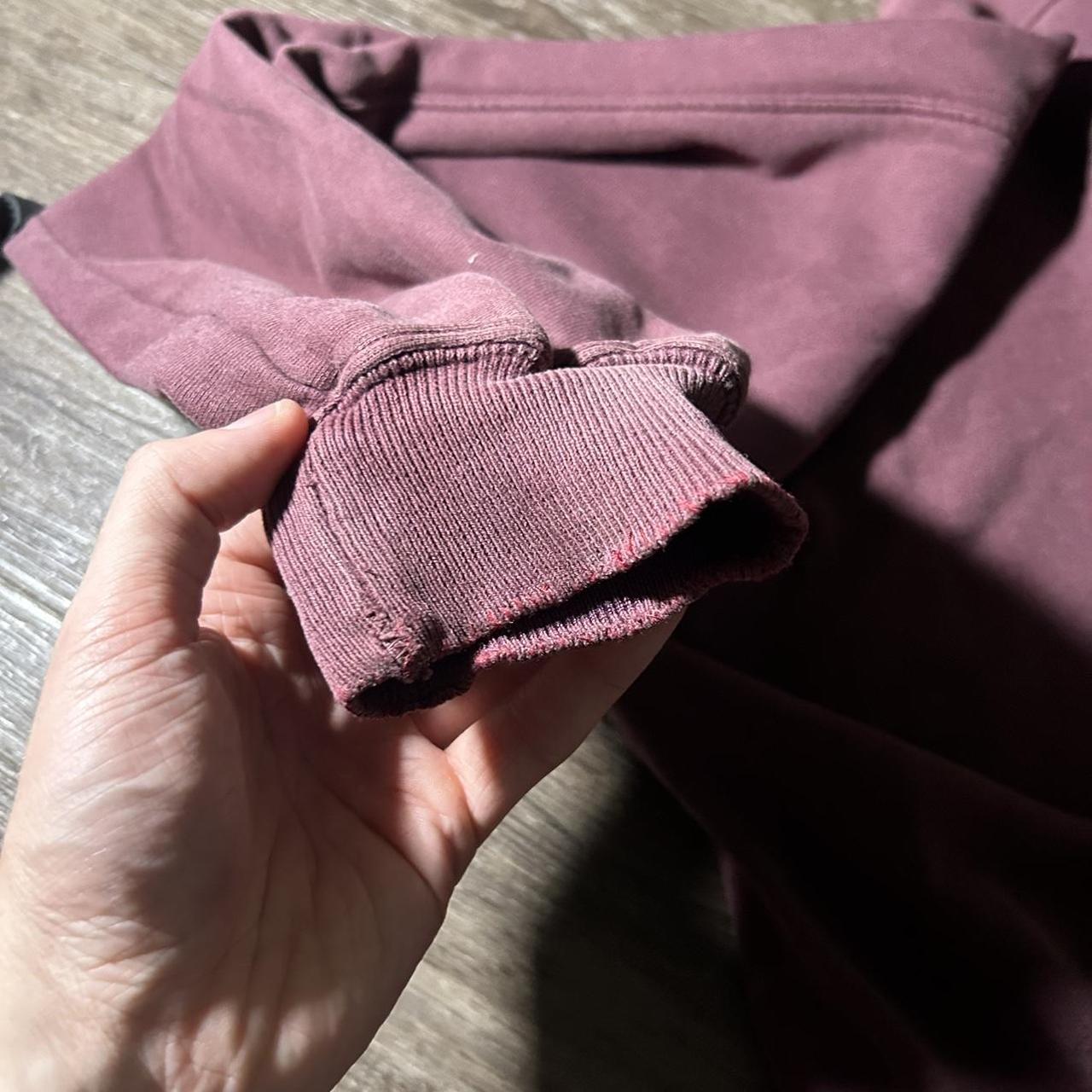 1990s Stone Island Sweatshirt Burgundy L