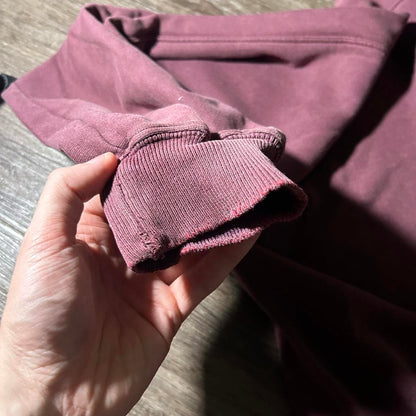 1990s Stone Island Sweatshirt Burgundy L