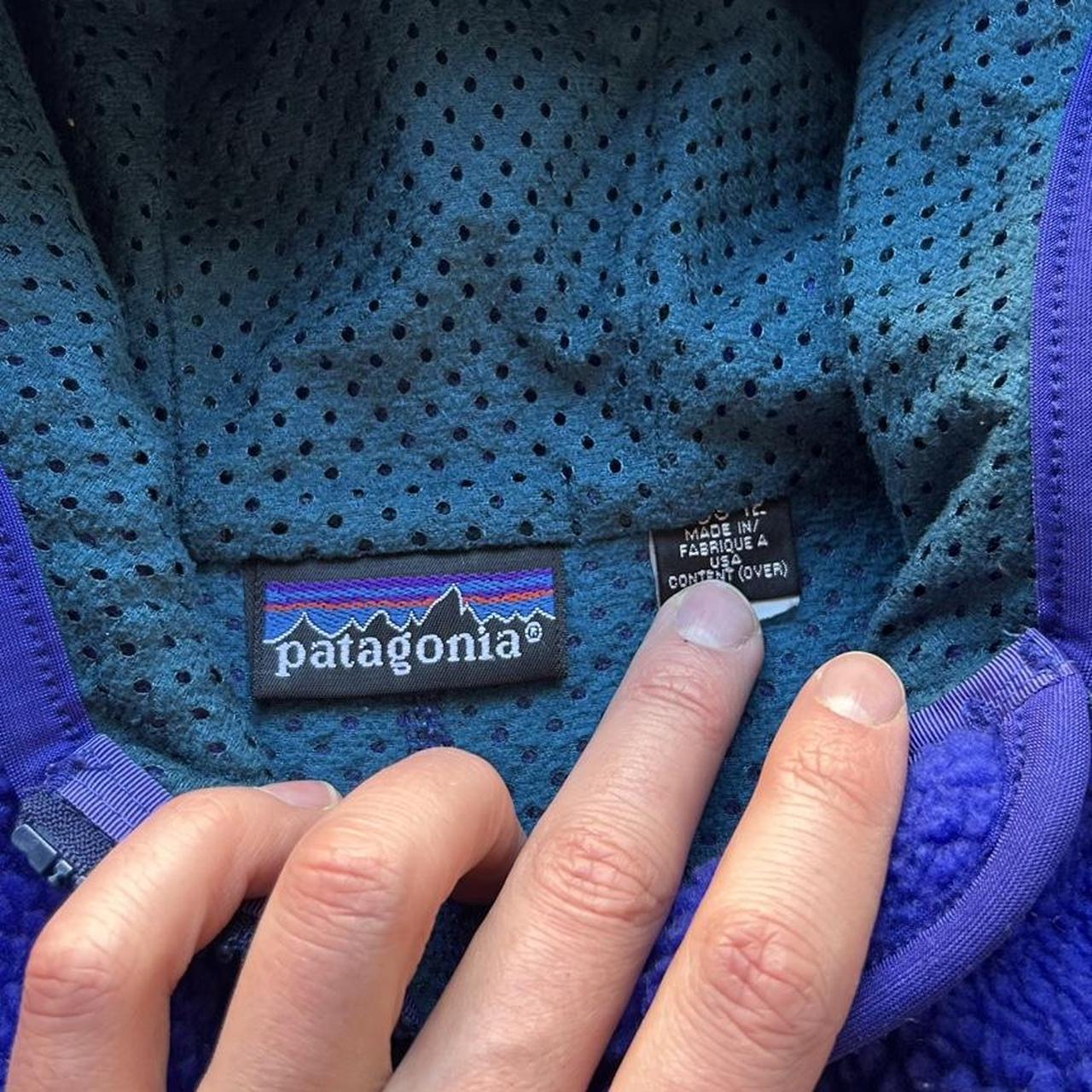 1990s Patagonia Fleece Gilet Blue Women's S