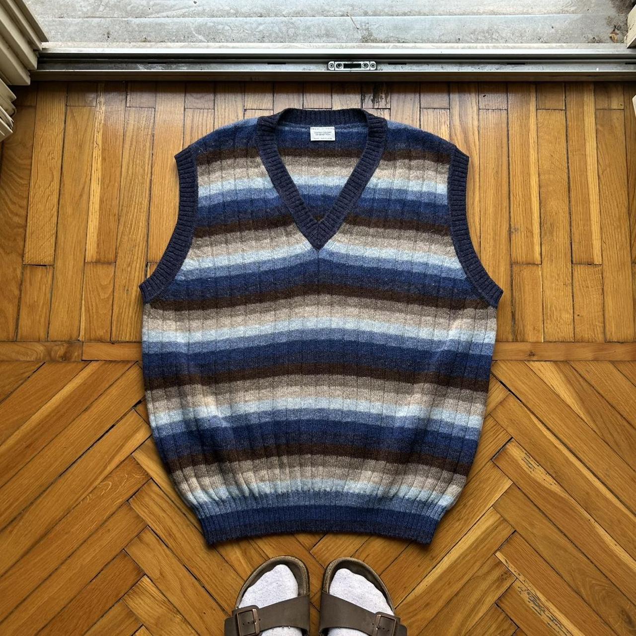 1990s Benetton Knitted Sweater Vest L