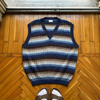 1990s Benetton Knitted Sweater Vest L