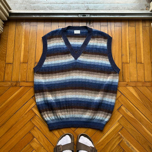 1990s Benetton Knitted Sweater Vest L