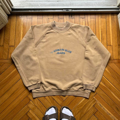 1990s Armani Blue Jeans Sweatshirt L