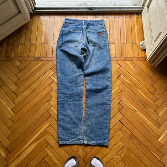 1980s Giorgio Armani Jeans Blue 30W 32L