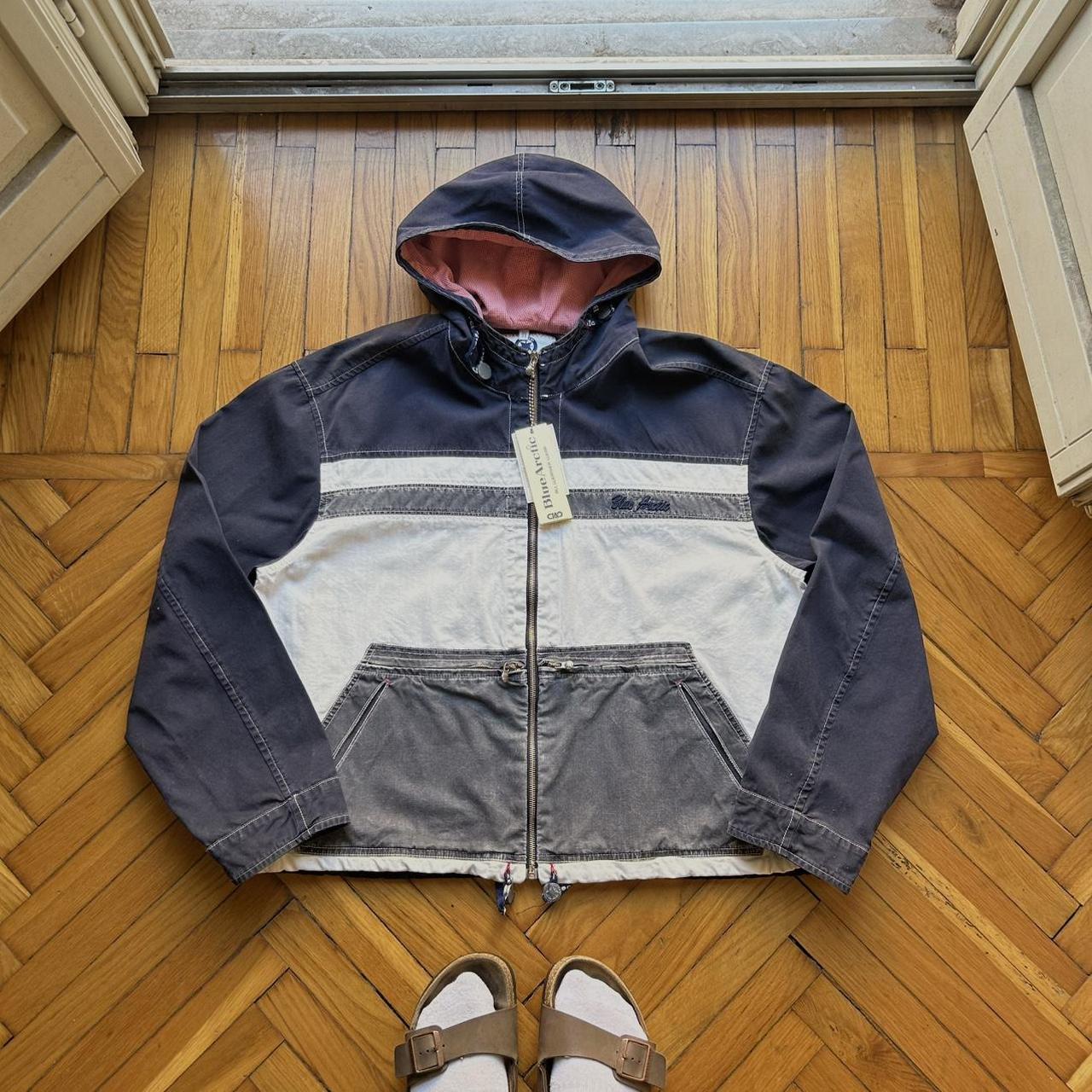 1990s Ciao 'Blue Arctic' Bomber Jacket (BNWT) L