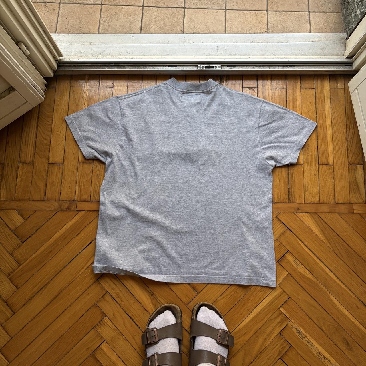 1990s Armani Jeans Henley T Shirt Grey M