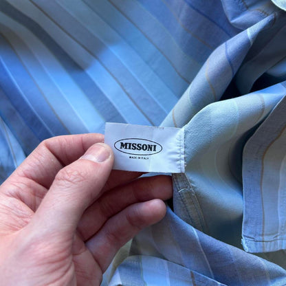 1990s Missoni Sport Striped Shirt L